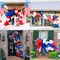 145pcs Red White and Blue Balloon Garland Kit 4th of July Balloon Arch Decorations